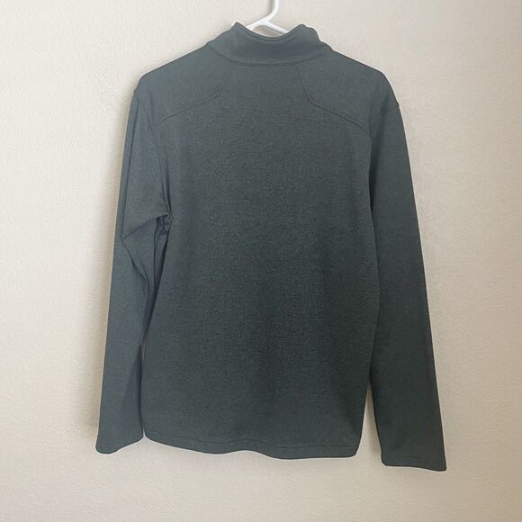 Eddie Bauer Sweater Mens Medium Green Pullover Gorpcore Outdoor Casual Fall - Picture 8 of 11